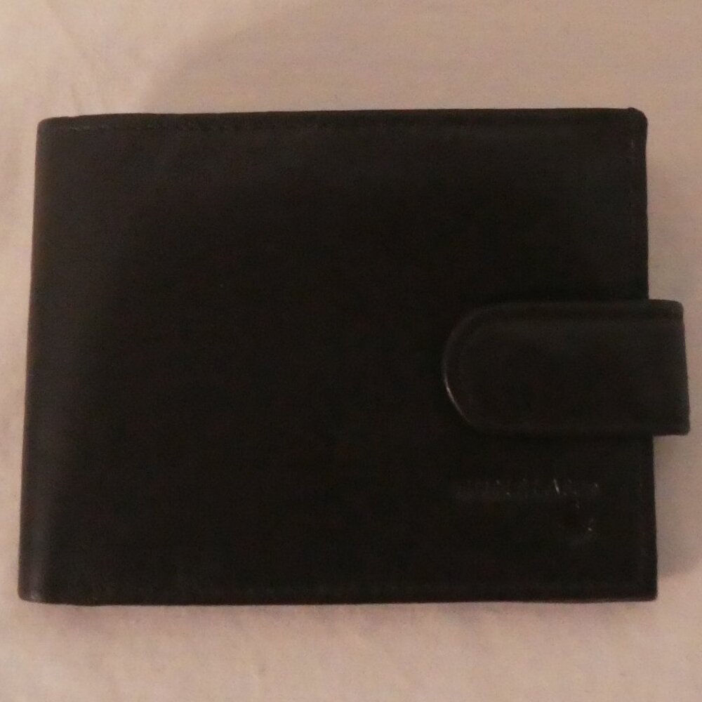 HOMELAND | Chocolate Brown Wallet | Snap Button Closure | Button-Up Change Pouch
